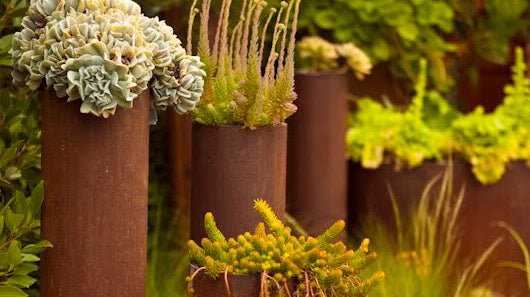 6 Ideas for Creating an Industrial Style Garden Space
