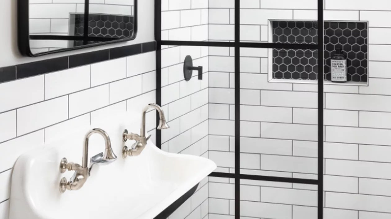 7 Elements for Creating the Ultimate Monochrome Industrial Bathroom