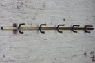 Industrial Hook Rail - Antique Brass