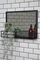 Industrial Landscape Mirror - Matt Black