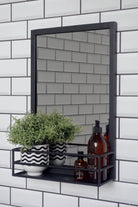 Industrial Portrait Mirror - Matt Black