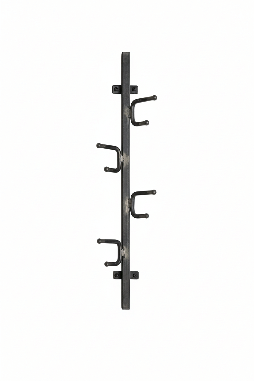 Industrial Vertical Hook Rail - Distressed