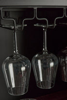 Industrial Drinks Cabinet wine glass hanger