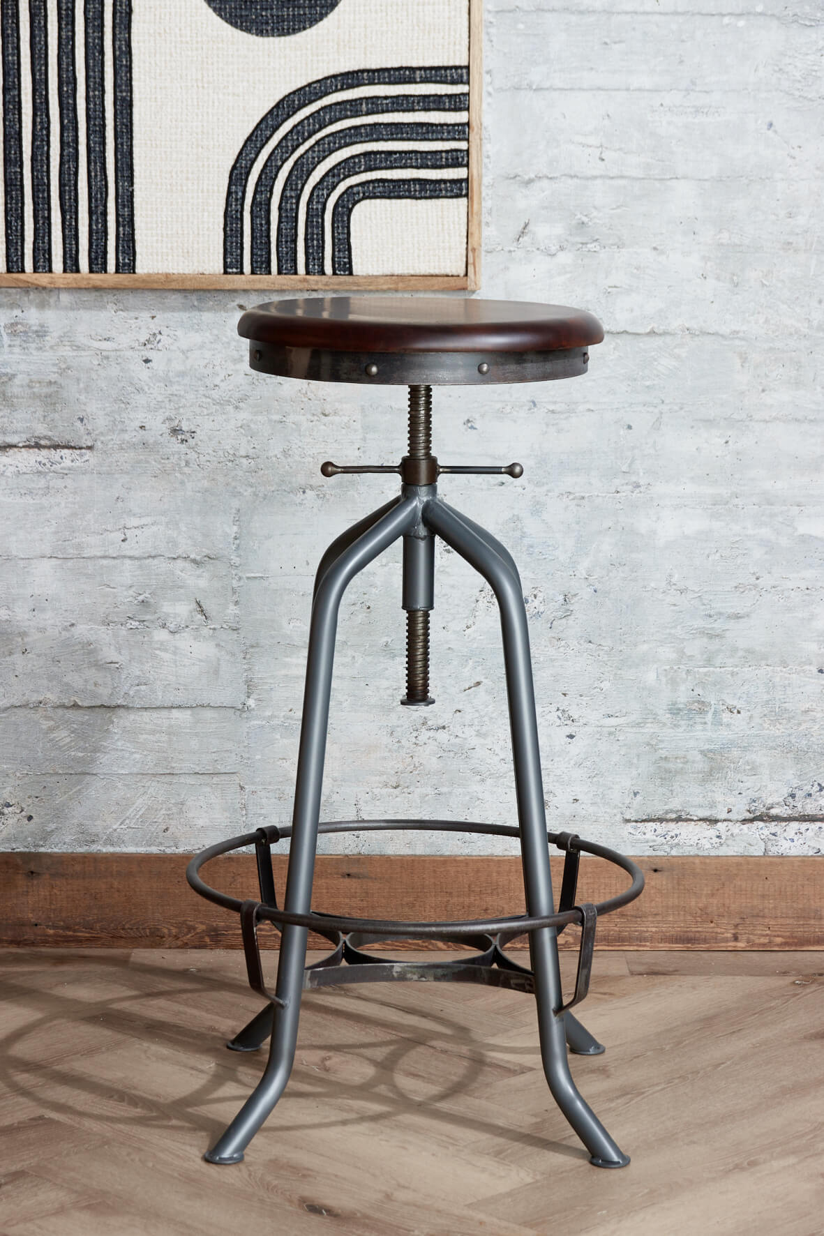Machine Shop Bar Stool extended