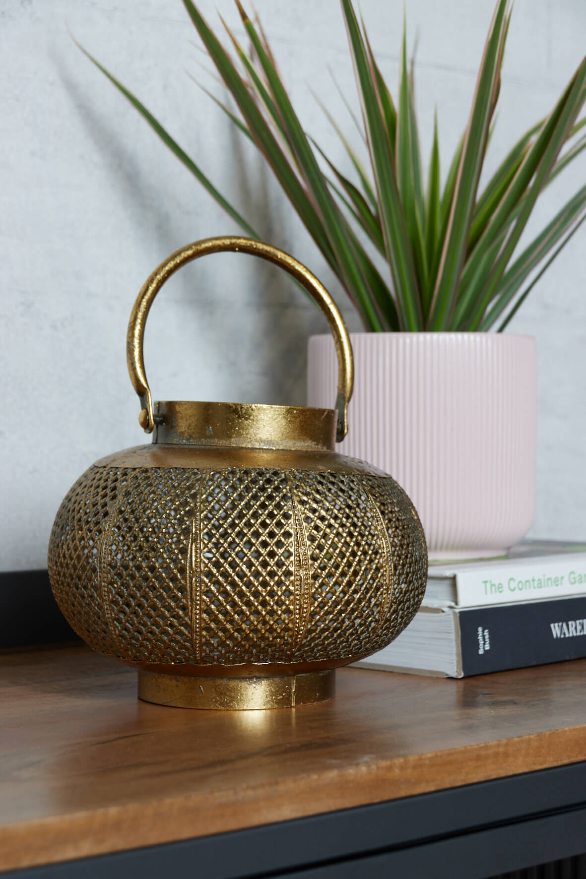 Marakesh Golden Candle Holder