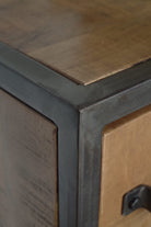 Saw Cut Chest of Drawers - Distressed