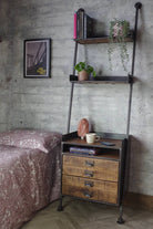 Rustic Saw Cut Ladder Drawers