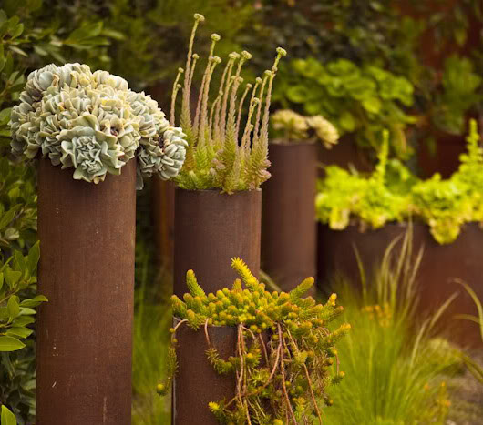 6 Ideas for Creating an Industrial Style Garden Space
