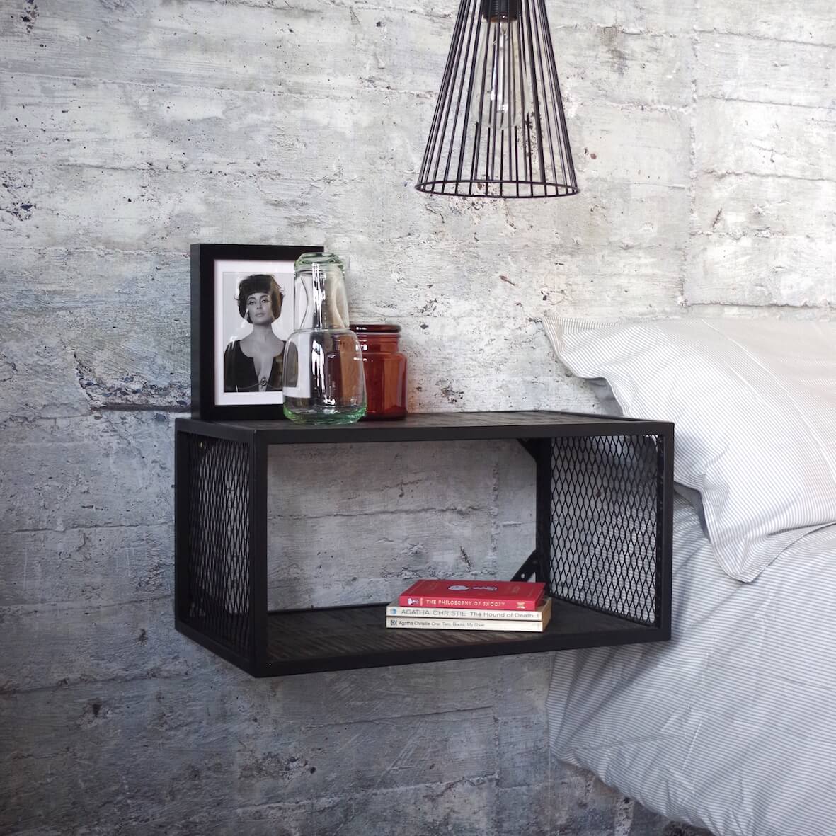 Using mesh to create a stylish industrial interior.