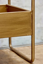 2 Tier Wall Shelf - Antique Gold detail