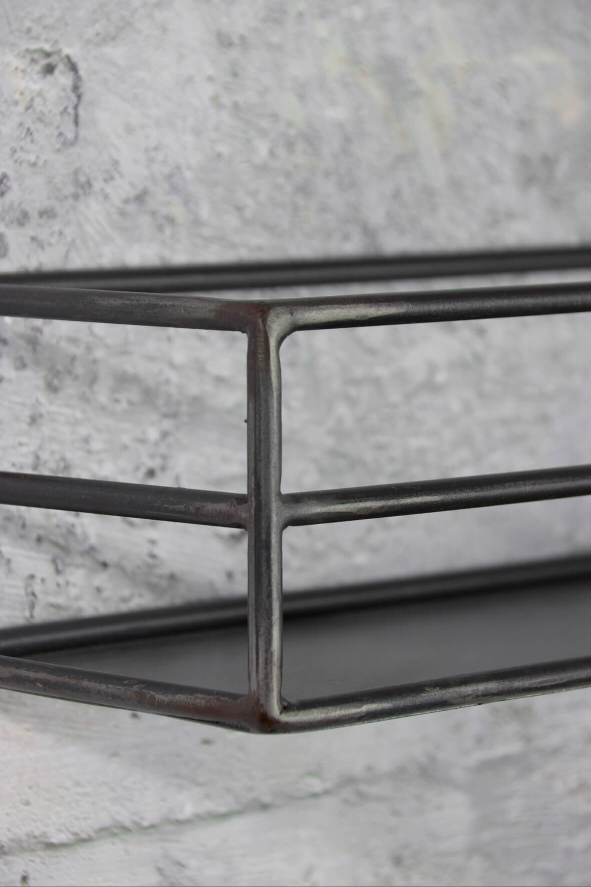 Distressed Display Shelf close up