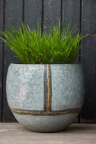 Galvanised Iron Globe Planter