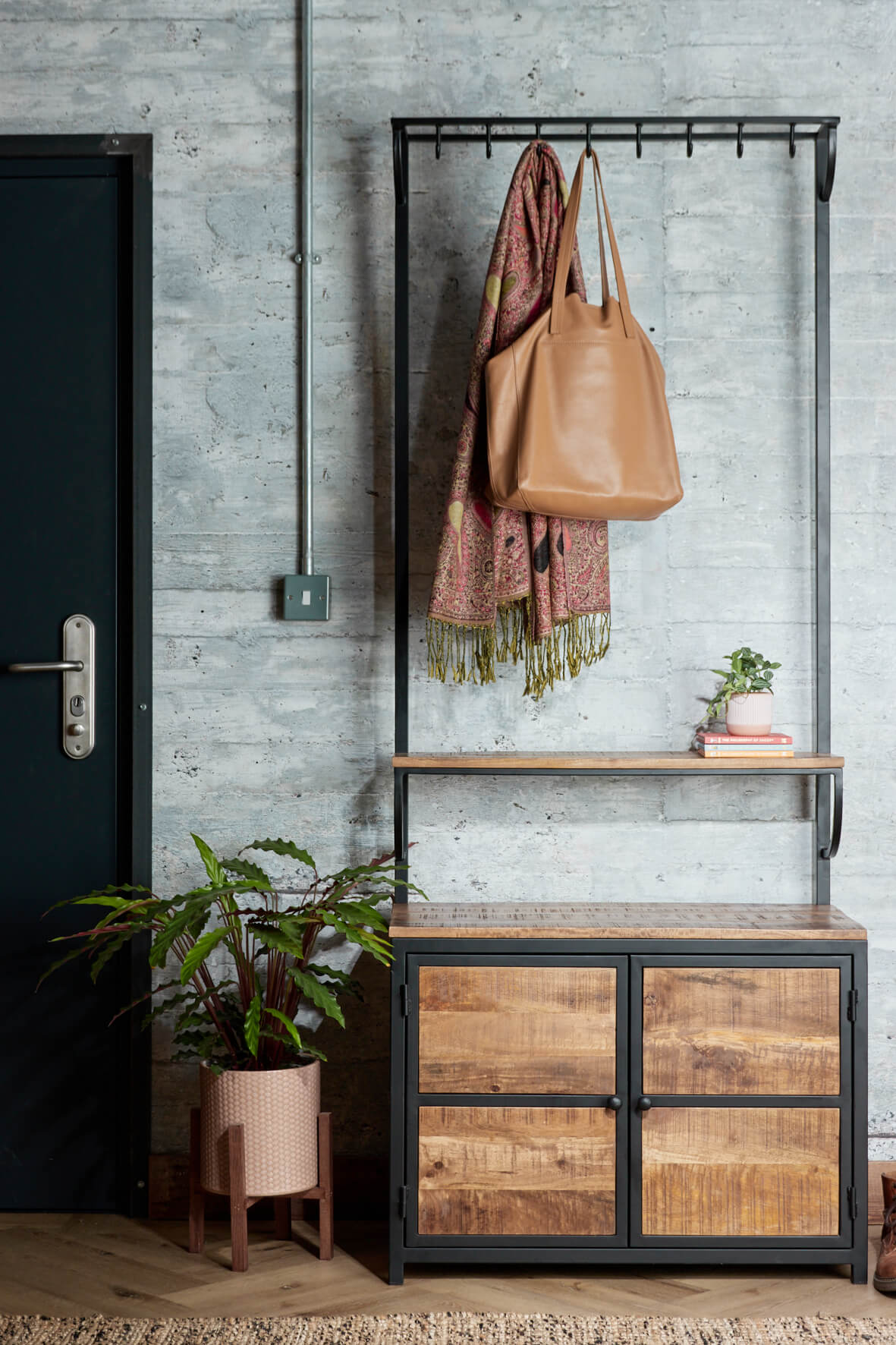 Industrial Hall Stand