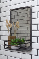Industrial Portrait Mirror - Distressed