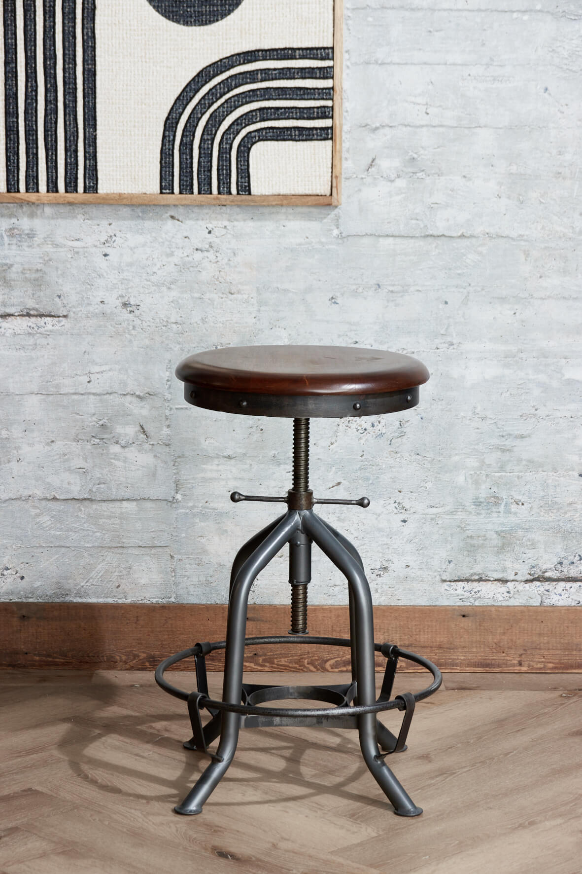 Machine Shop Stool extended