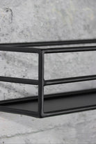 Matt Black Display Shelf close up