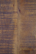 Saw Cut Sideboard with Cupboards and Drawers - Distressed close up of wood.