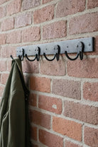 Victorian 4 Double Robe Hook Rail - Distressed