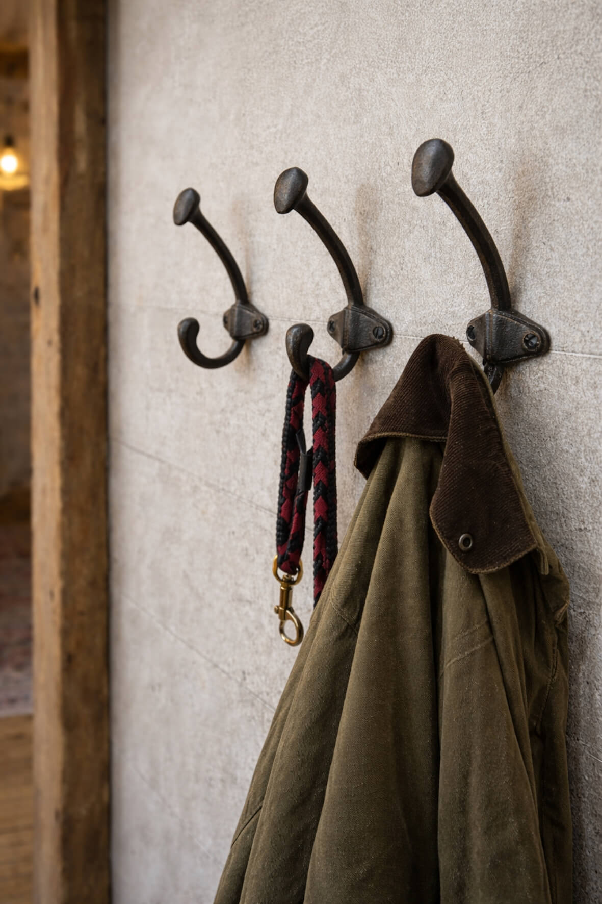 Vintage Industrial Coat Hook - Set of 3