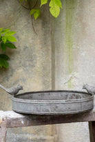 Vintage Style Bird Bath - Grey