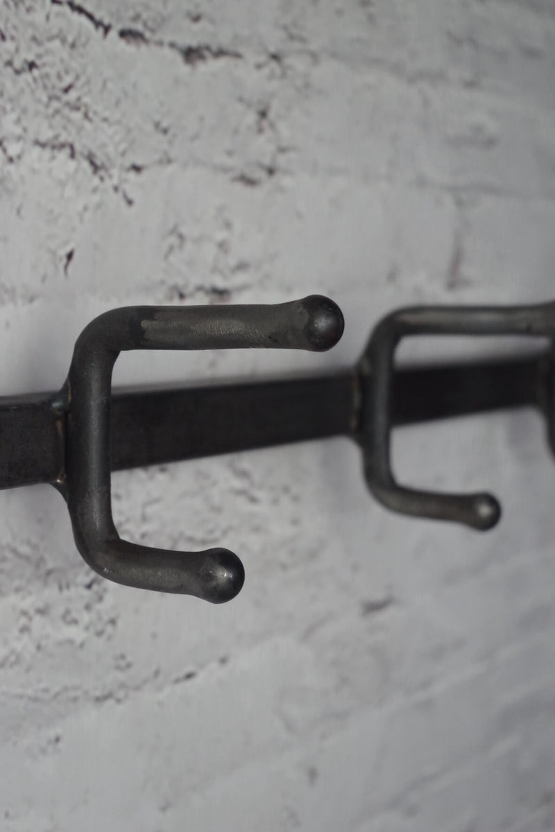 Distressing Rails Industrial Hook Rail Distressed | Vincent and Barn